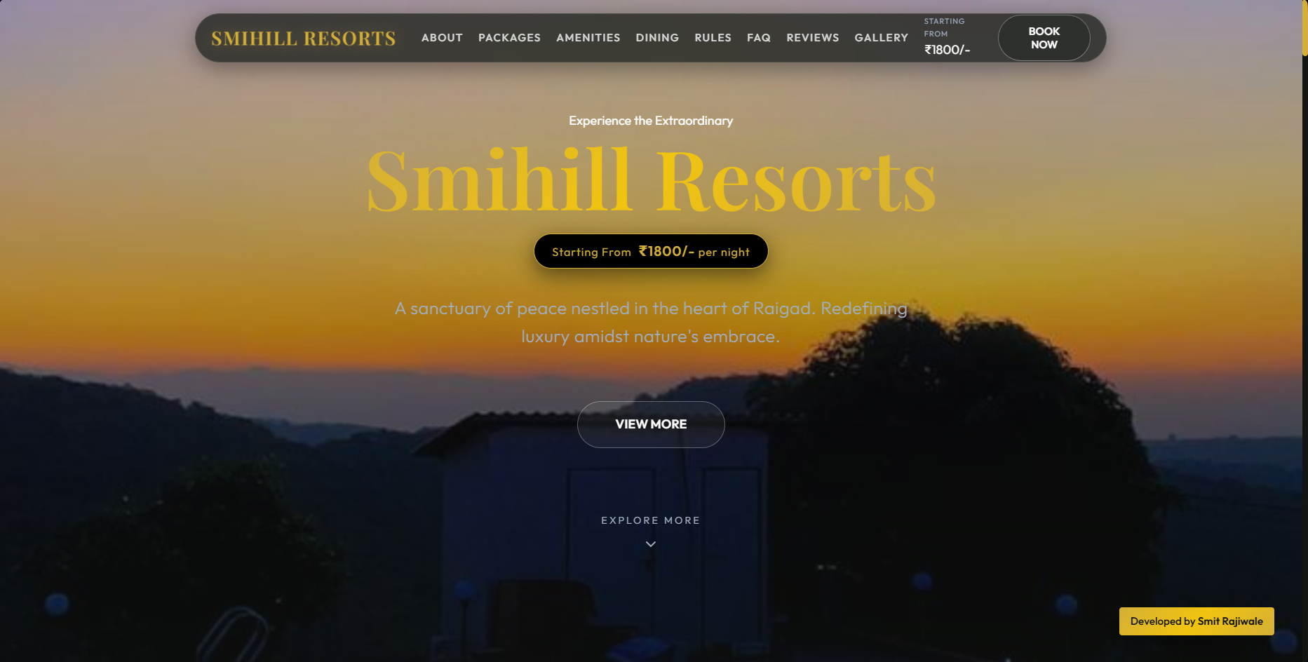 SMI Hill Resorts Platform